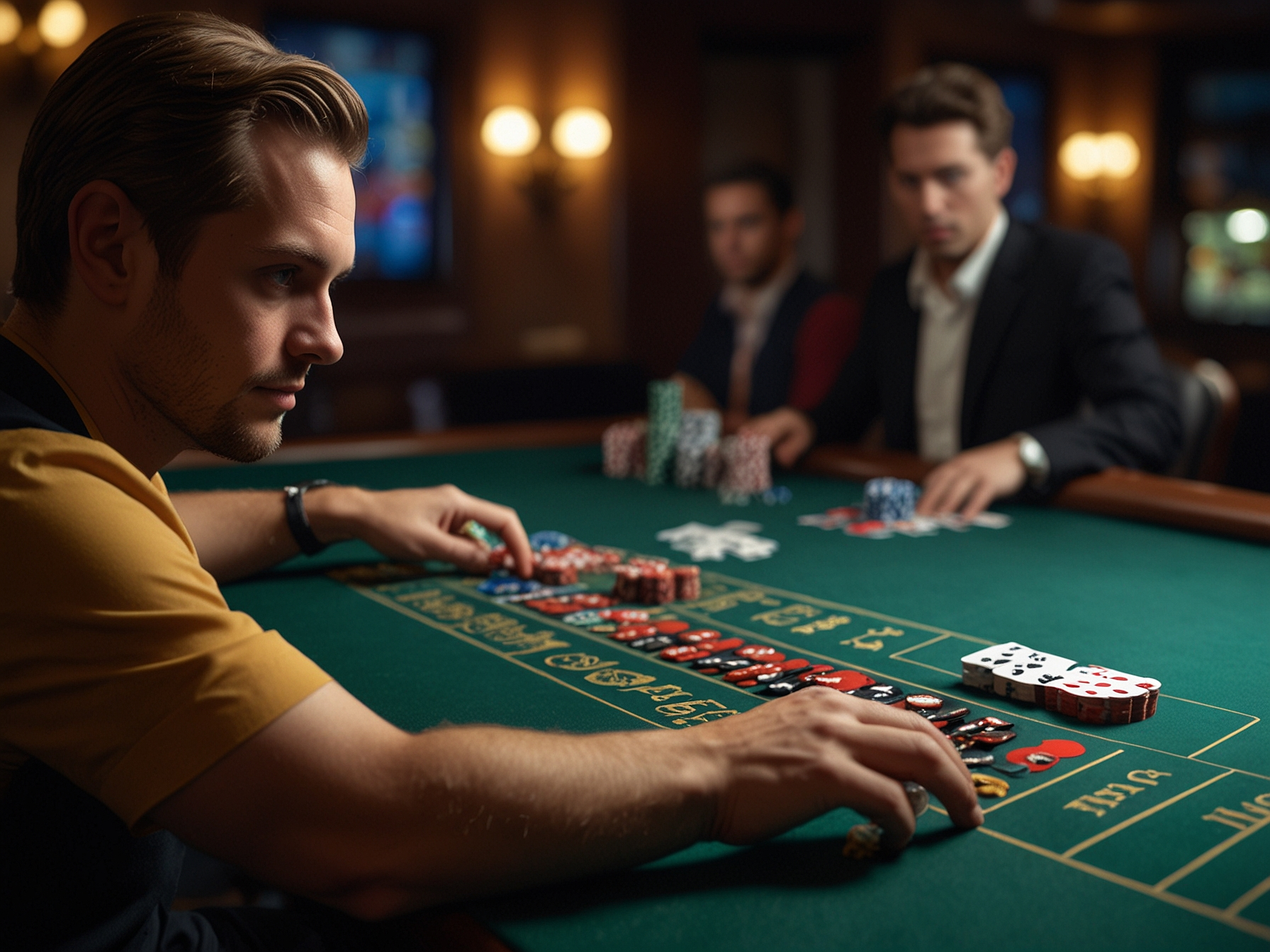 Croupier al tavolo live